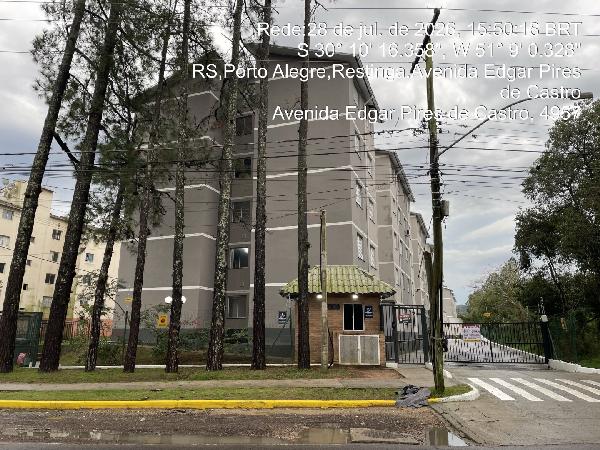 Apartamento em Porto Alegre, Restinga, Avenida Edgar Pires De Castro, N. 4900, Apto 209, Bl C, RS. Área: 45.91m2