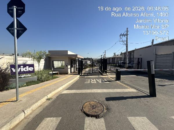 Apartamento em Monte Mor, Jardim Vitoria, Rua Afonso Aferri, N. 1401, Apto 12, Torre 50 Vg 222, SP. Área: 40.03m2