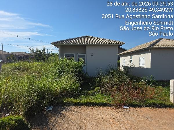 Casa em São José do Rio Preto, Residencial Gumercindo De Seta, Rua Agostinho Sardinha (Antiga Rua Projetada 01), N. 2810, Lt 25 Qd 02, SP. Área: 43.85m2