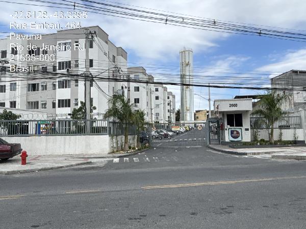 Apartamento em Rio de Janeiro, Pavuna, Rua Embau, N. 2000, Apto 101, Bl 01, RJ. Área: 41.23m2