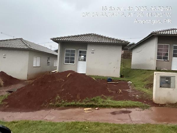 Casa em Arapongas, Loteamento Viver Bem Arapongas 2, Rua Formigueiro De Dorso Ruivo, N. 223, Lt 22 Qd 14, PR. Área: 43.85m2