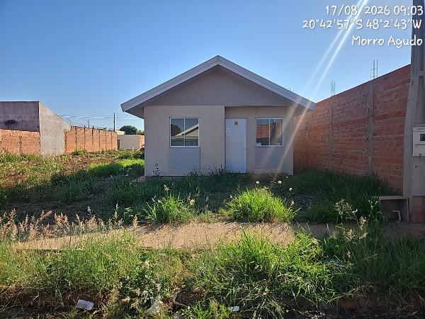 Casa em Morro Agudo, Residencial Alfredo Benedetti, Rua Gumercindo Pereira, N. 437, Lt 16 Qd 04, SP. Área: 45.63m2