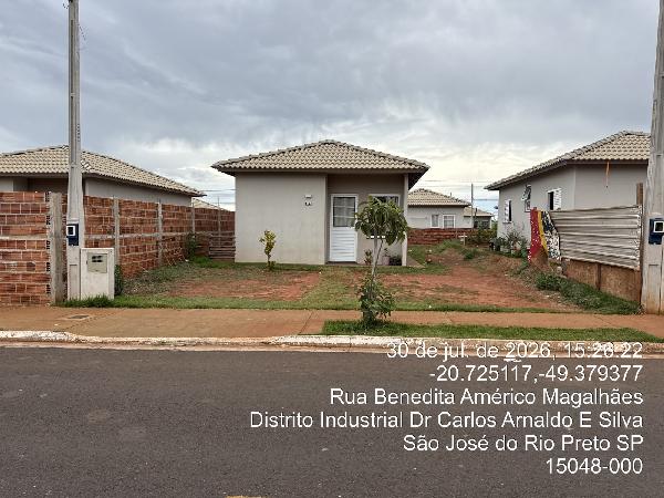 Casa em São José do Rio Preto, Residencial Tabarana, Rua Benedita Americo Magalhaes, N. 617, Lt 08 Qd 07, SP. Área: 43.99m2