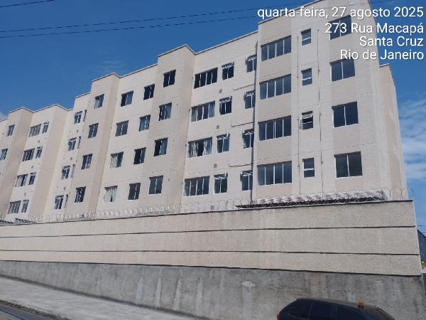 Apartamento em Rio de Janeiro, Santa Cruz, Rua Macapa, N. 273, Apto 206, Bl 04, RJ. Área: 41.28m2 Apartamento em Rio de Janeiro, Santa Cruz, Rua Macapa, N. 273, Apto 206, Bl 04, RJ. Área: 41.28m2