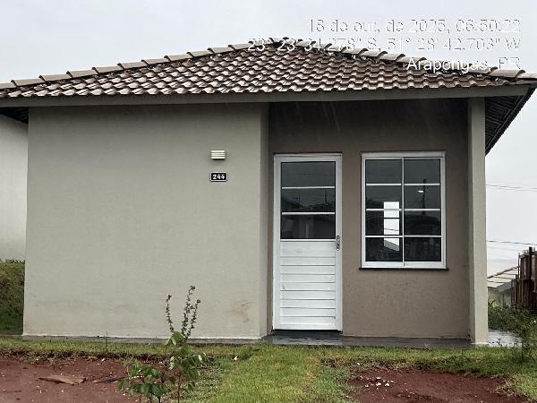 Casa em Arapongas, Jardim Primavera, Rua DanÇArino Perereca, N. 244, Qd 14, PR. Área: 43.85m2