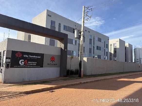 Apartamento em Águas Lindas de Goiás, Chacaras Coimbra, Quadra P, N. Sn, Apto 203, Bloco J Chacara 07 Rua 2, GO. Área: 42.2m2