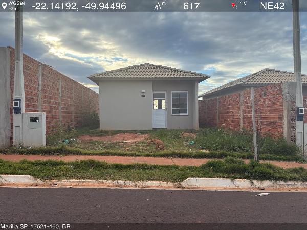 Casa em Marília, Vereador Ivan Negao, Rua Angela De Paula, N. 423, Lt 32 Qd 10, SP. Área: 43.85m2