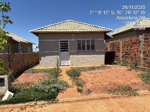 Casa em Araçatuba, Residencial Sylvio Jose Venturolli, Rua Belarmino Pires, N. 1142, 1142, 3304, SP. Área: 44.82m2
