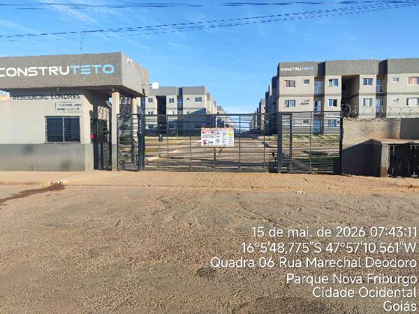 Apartamento em Cidade Ocidental, Mansoes Recreio Mossoro, Rua Marechal Deodoro, N. Sn, Apto 2010, Lt 13d Qd 06 Bl 20 2 Pav Vg 2010, GO. Área: 41.78m2