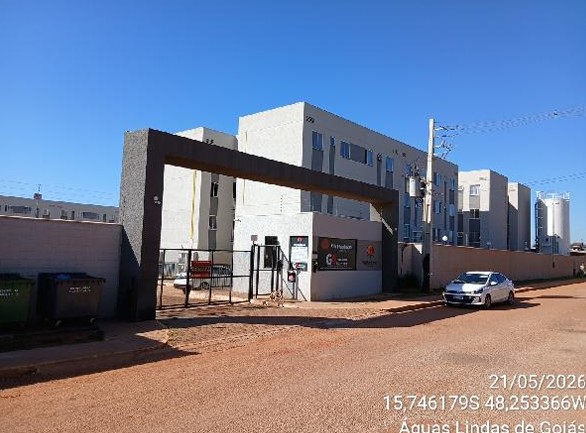 Apartamento em Águas Lindas de Goiás, Chacaras Coimbra, Rua 02, N. 207, Apto 02, Bl A, Qd P, GO. Área: 53.98m2
