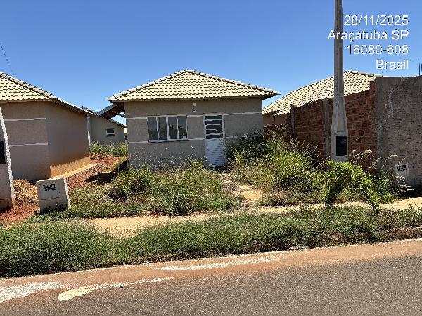 Casa em Araçatuba, Residencial Sylvio Jose Venturolli, Rua Laerio Dan, N. 417, Qd 18 Lt 24, SP. Área: 44.82m2