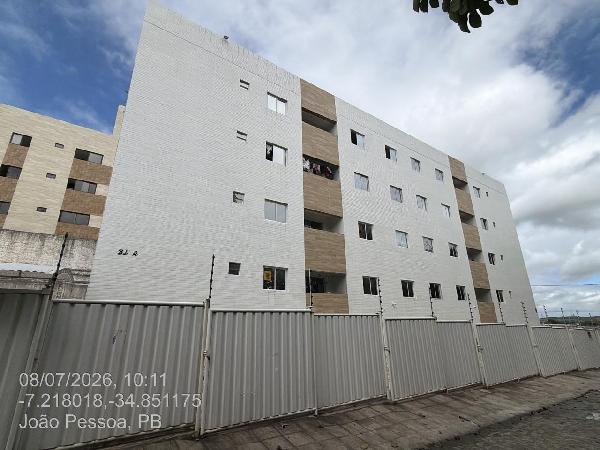 Apartamento em João Pessoa, Gramame, Rua Estudante Roberta Rodrigues Tavares, N. 297, Apto 204, Bl A, PB. Área: 45.07m2