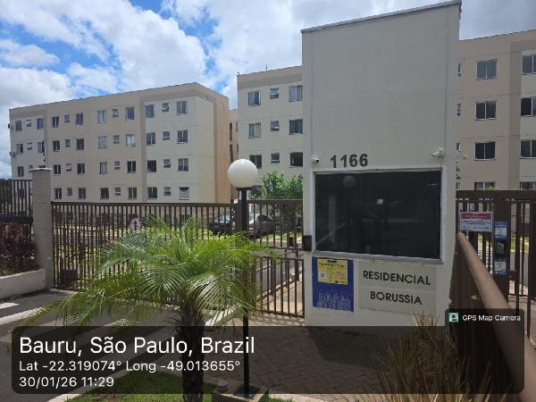 Apartamento em Bauru, Jardim Country Club, Rua Augusto Paulo Lima, N. 1-166, Apto 404, Bl 08, Vg 200, SP. Área: 39.3m2