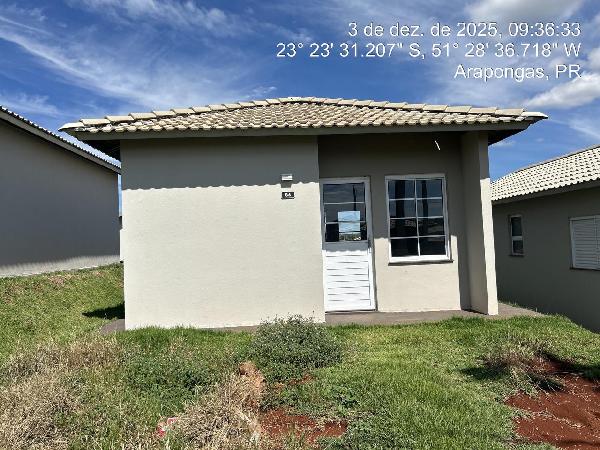 Casa em Arapongas, Loteamento Viver Bem Arapongas 2, Rua Macarico Grande De Perna Amarela, N. 86, Nº 28 Quadra 25, PR. Área: 43.85m2