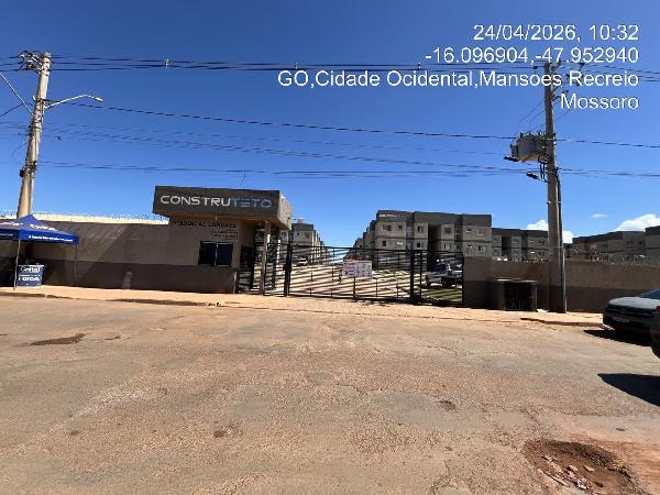 Apartamento em Cidade Ocidental, Mansoes Recreio Mossoro, Quadra Quadra 6, N. ., Apto 1007, Bl 10 Pav 1 Lt 13d  Rua Marechal Deodo, GO. Área: 41.78m2