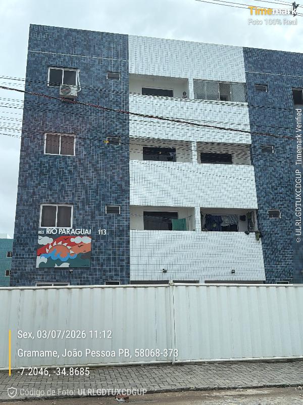 Apartamento em João Pessoa, Gramame, Rua Delegado Dr. Francisco De Assis Da S, N. 113, Apto 208, 1ºandar, PB. Área: 41.27m2