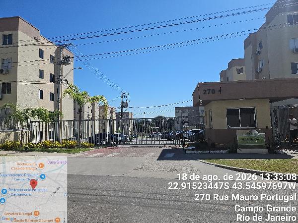 Apartamento em Rio de Janeiro, Campo Grande, Rua Mauro Portugal, N. 270, Apto 107, Bl 01, RJ. Área: 41.19m2